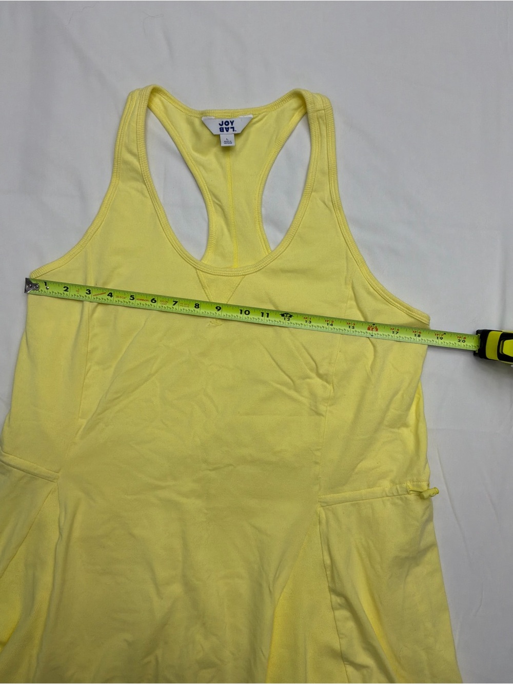 JoyLab Sunny Yellow Racerback Tank Dress - Picture 5 of 11